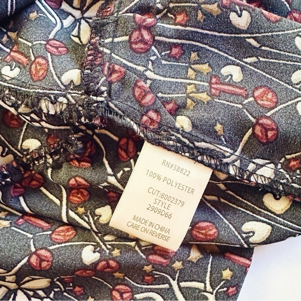 Max Studio Maxi Smocked Print Dress - Picture 7 of 7